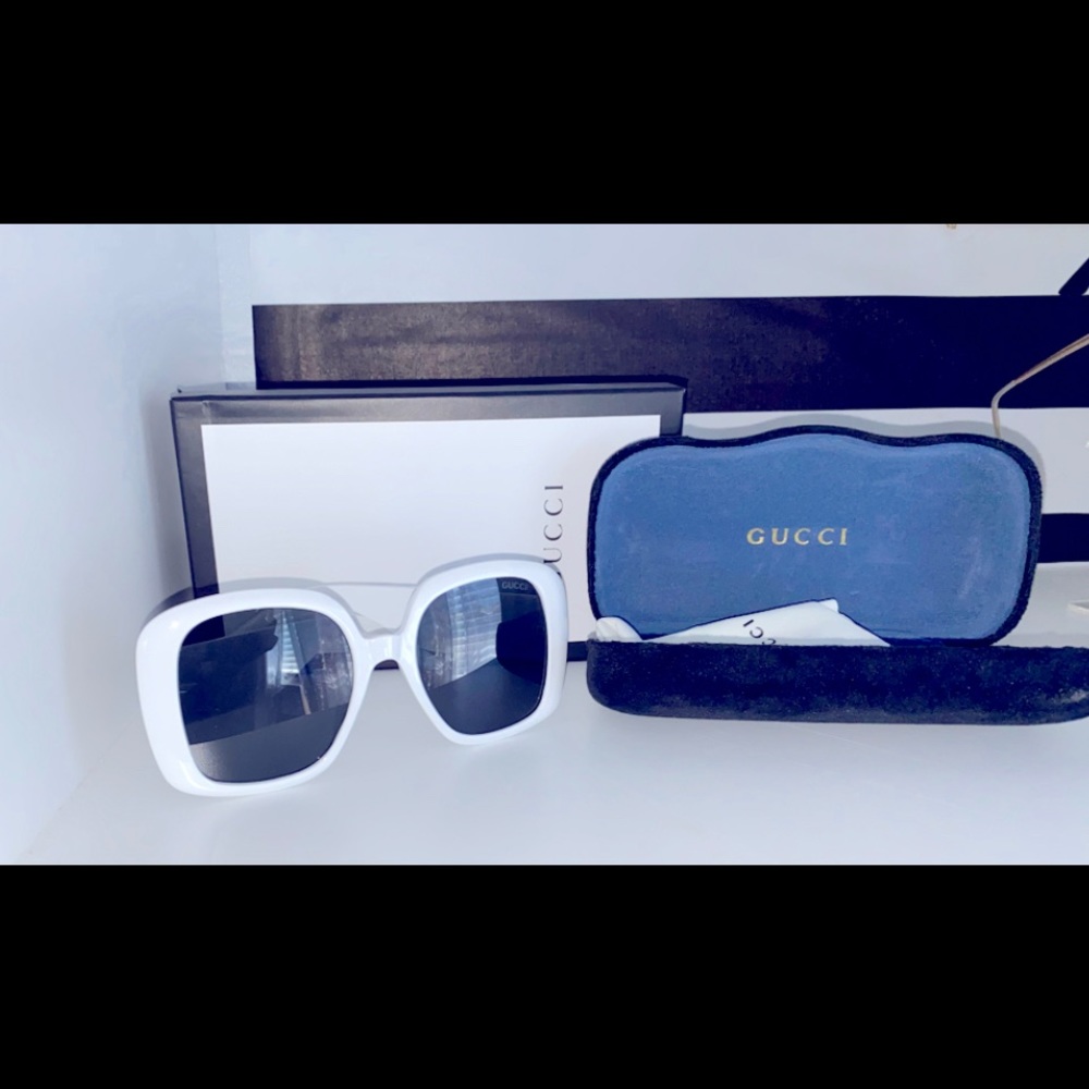 White Gucci Sunglasses
